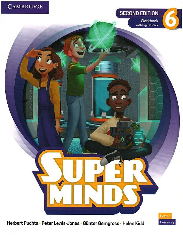 Super Minds Second Edition 6 Workbook with Digital Pack рабочая