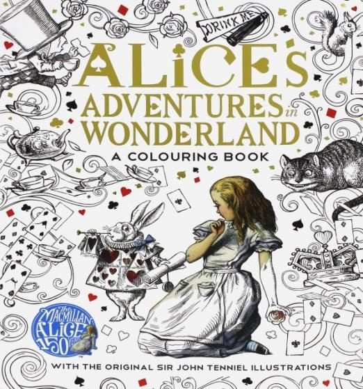 Alice S Adventures In Wonderland Colouring Book Carroll Lewis