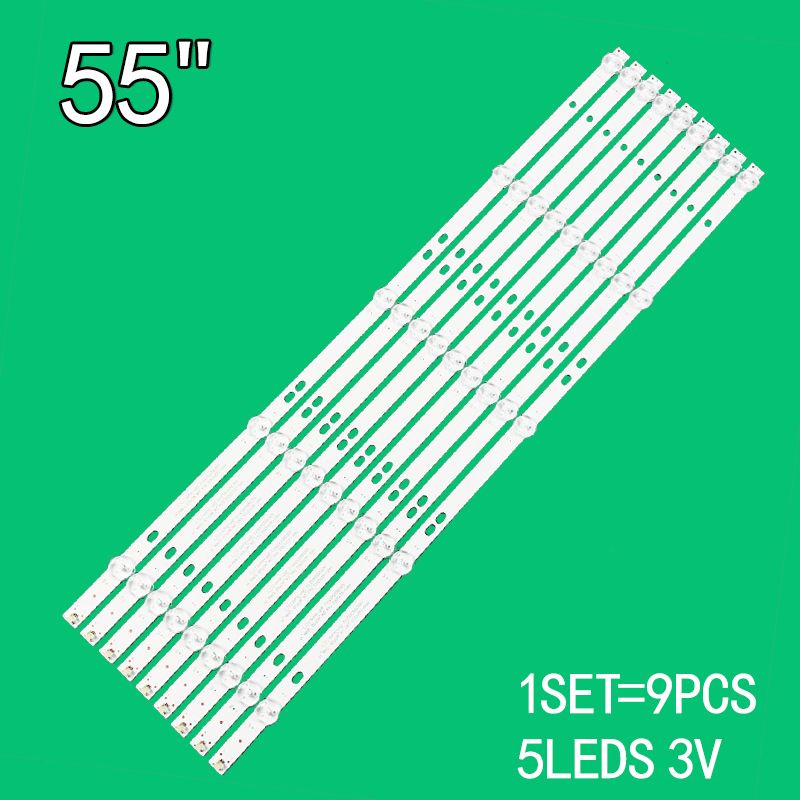 HRS QY55D3 5X9 2W MCPCB Светодиодный телевизор с подсветкой