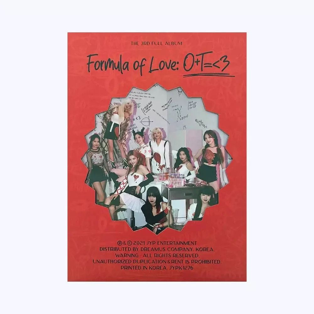 Cd Twice Formula Of Love O T