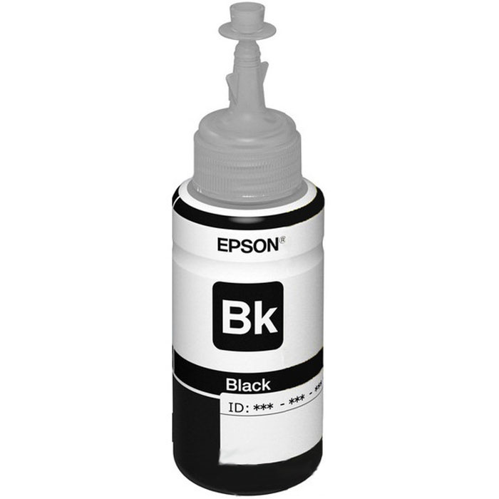 Комплект 2 шт, Чернила Epson T6731 C13T67314A черный (1900стр.) (70мл) для Epson L800, C13T67314A  #1