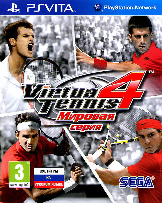 Игра Virtua Tennis 4: Мировая серия (PlayStation Vita, Русская версия) #1