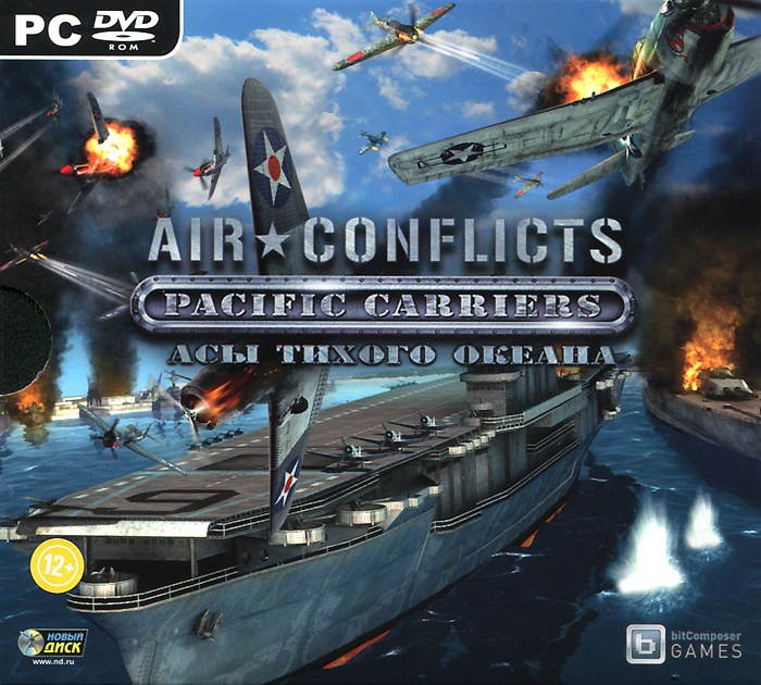 Видеоигра. Air Conflicts: Pacific Carriers. Асы Тихого океана (2012, Jewel, для Windows PC, Steam, русская #1