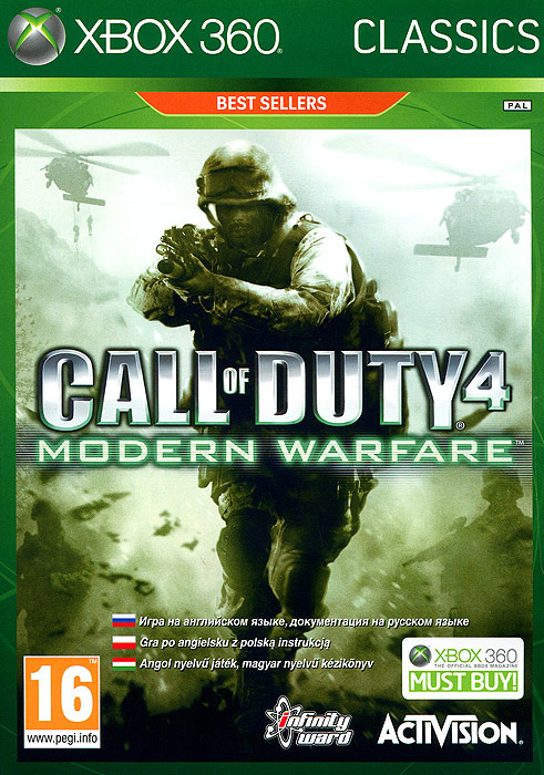 Игра Call of Duty 4: Modern Warfare (XBox 360, Xbox Series, Английская версия) #1