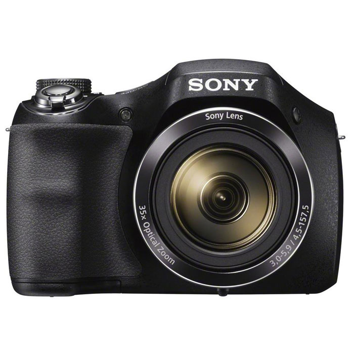 Sony Компактный фотоаппарат Sony Cyber-Shot DSC-H300 цифровая фотокамера, черный  #1