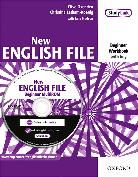 New English File: Beginner Workbook with Key (+ CD-ROM) | Хадсон Джейн, Латам-Кениг Кристина  #1