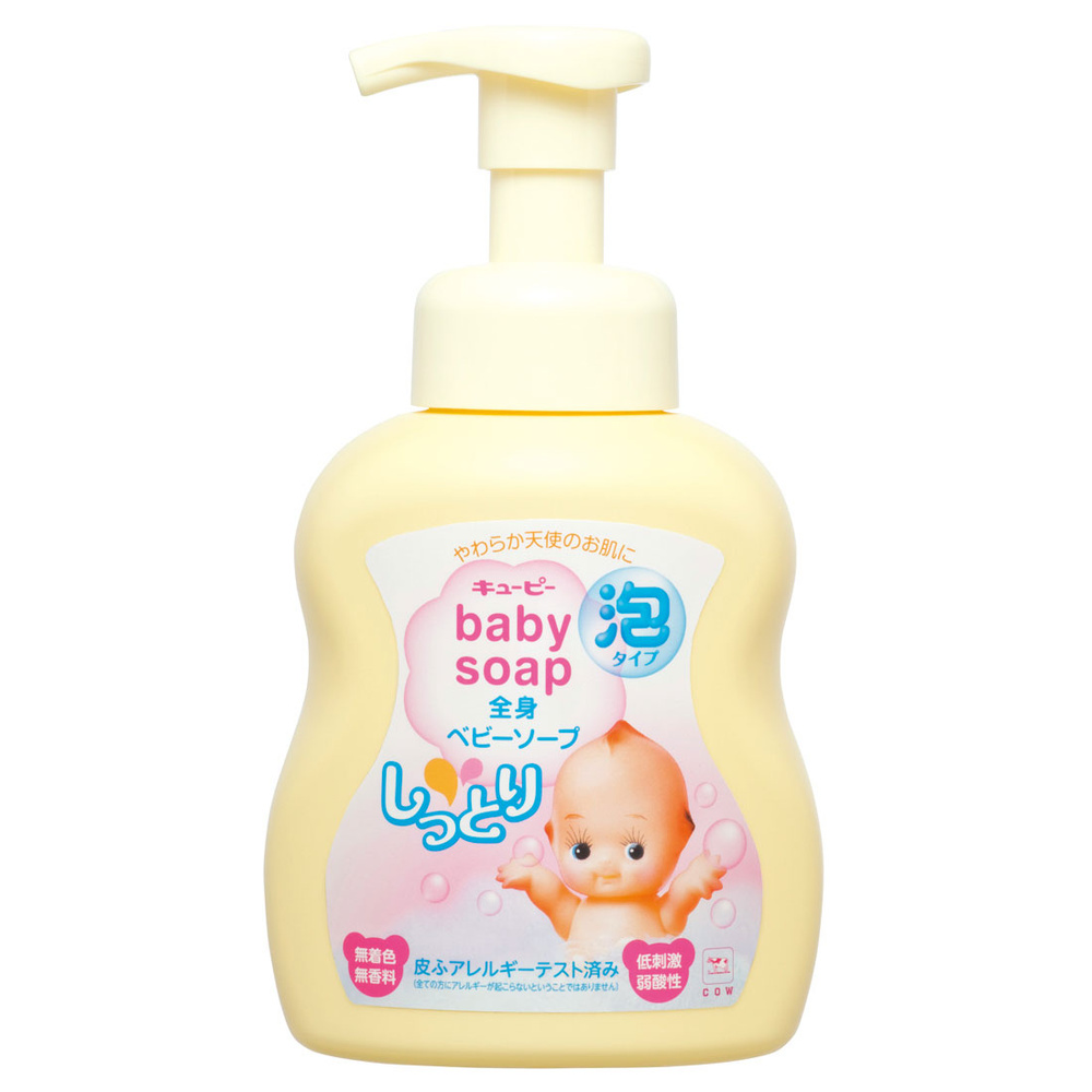 Мыло-пенка для детей "COW BRAND SOAP" увлажняющий возраст 0+ бутылка-дозатор 400 мл  #1