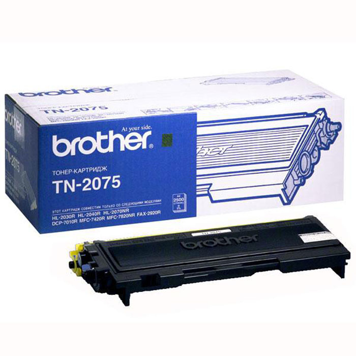 TN-2075 (картридж Brother) тонер картридж - 2500 стр, черный #1