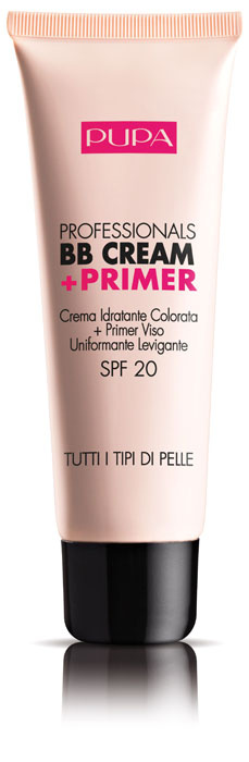 PUPA Крем+основа для всех типов кожи Professionals BB Cream+Primer BB, 50 мл, 002  #1
