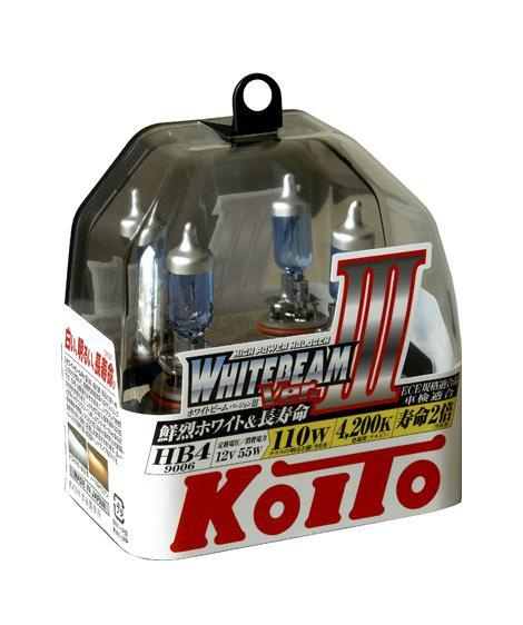 Лампа высокотемпературная Koito Whitebeam 9006 (HB4) 12V 55W (110W) -2 шт. комплект P0757W  #1