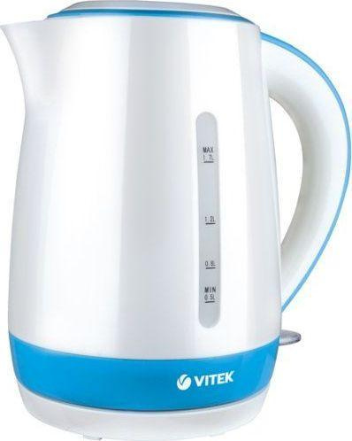 VITEK Электрический чайник Vitek VT-1128 White, голубой, белый #1