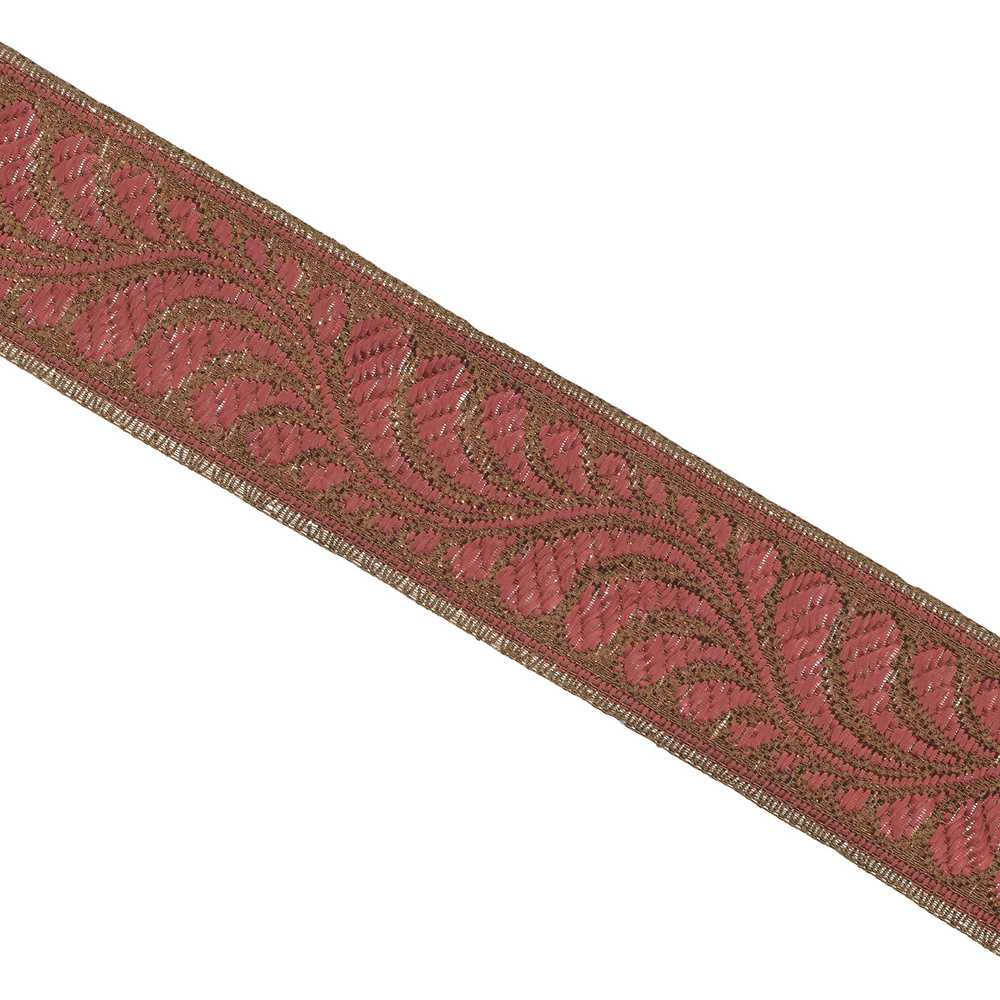Тесьма декоративная "Астра", цвет: красный (26), ширина 3 см, длина 9 м. 7703421  #1