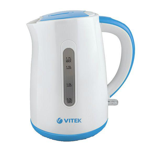 VITEK Электрический чайник Vitek VT-7016(W) White, белый, синий #1