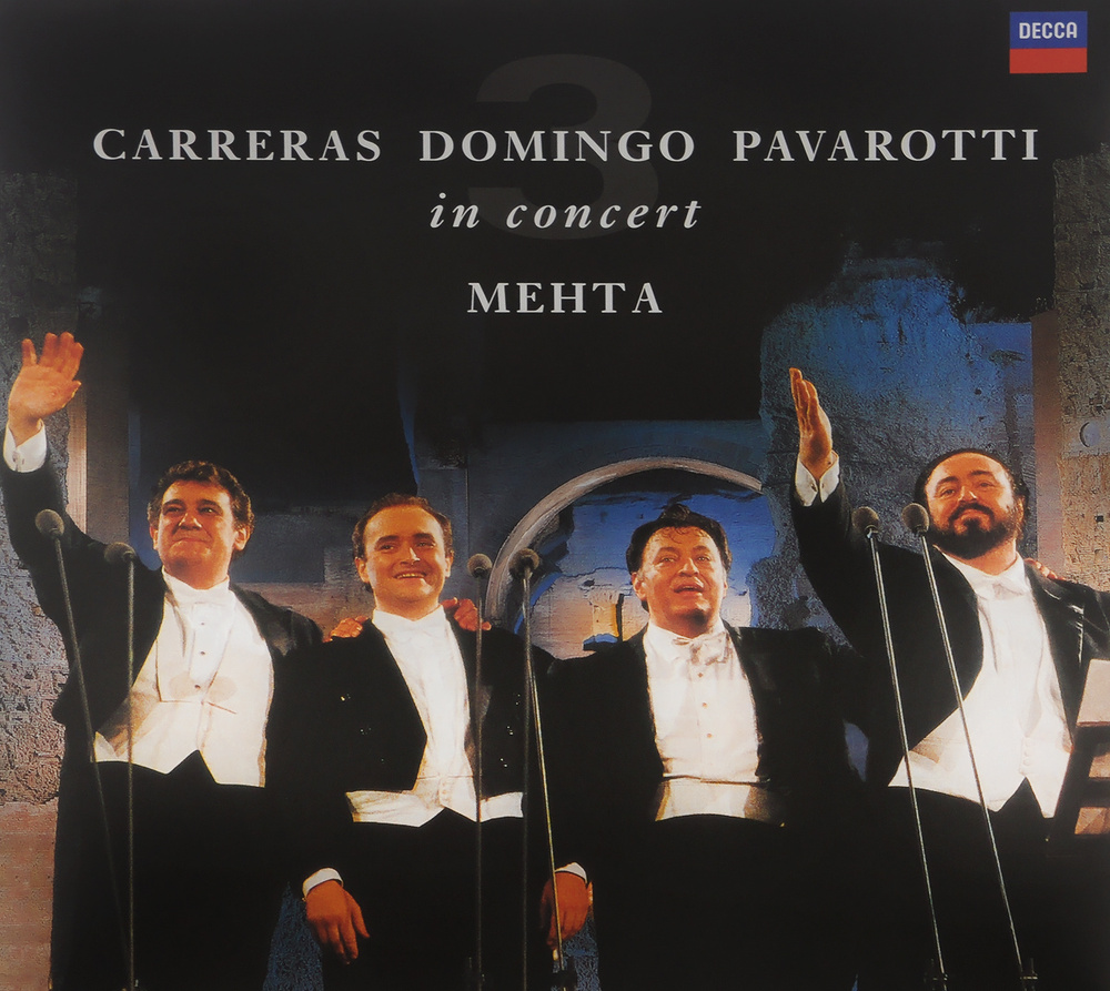 Carreras. Domingo. Pavarotti. Mehta. Three Tenors. 25th Anniversary Edition (LP) #1