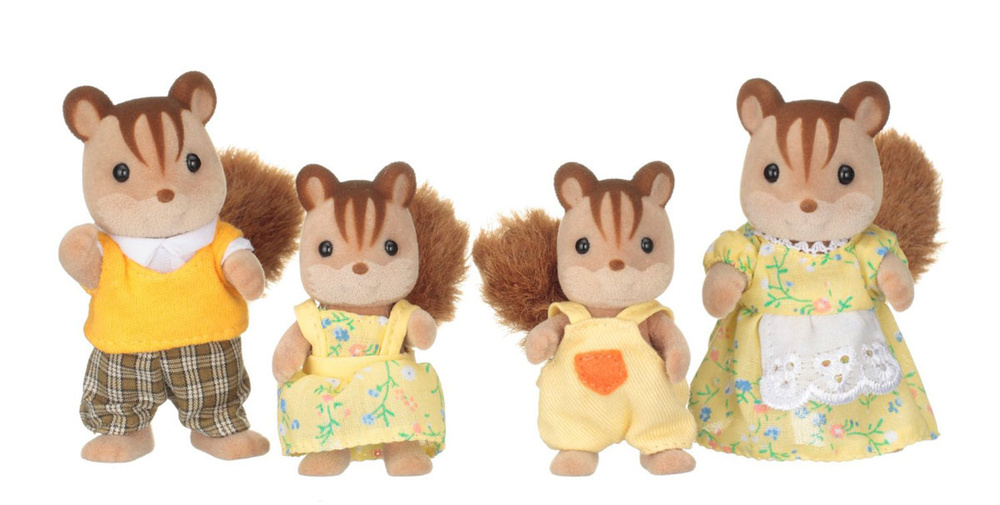 Набор Sylvanian Families "Семья Белок" #1