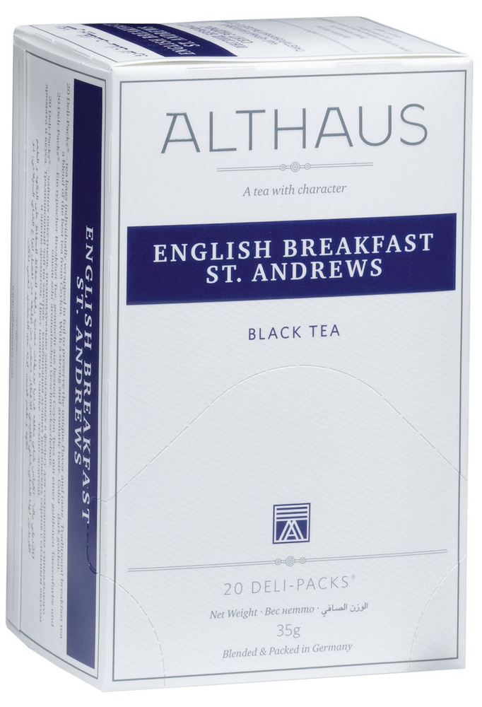 Althaus English Breakfast St. Andrews DeliPack чай черный в пакетиках, 20 шт #1