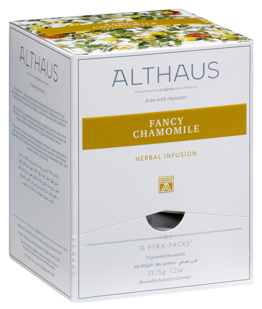 Чай травяной Althaus Fancy Chamomile в пирамидках, 15х2.25 г #1