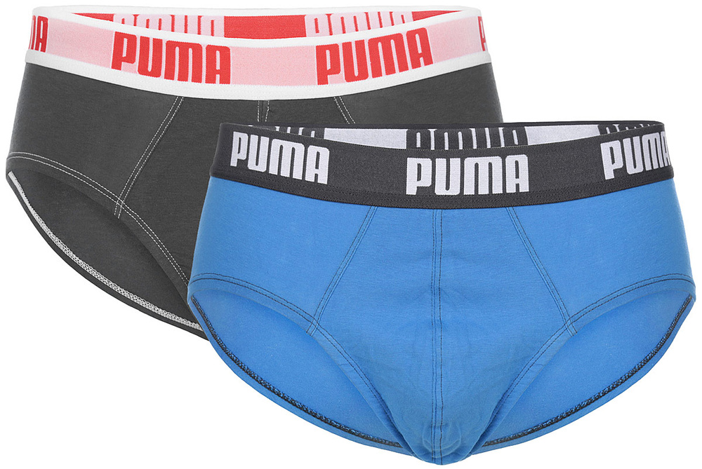 Комплект трусов слипы PUMA Basic Brief 2P, 2 шт #1