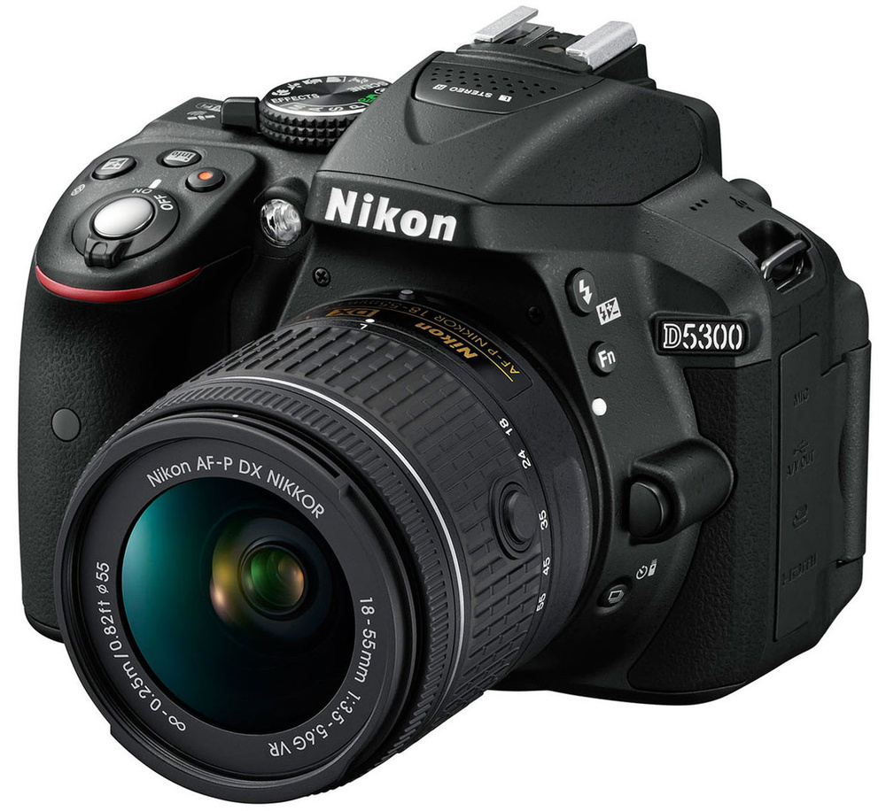 Зеркальный фотоаппарат Nikon D5300 Kit 18-55 VR, Black #1
