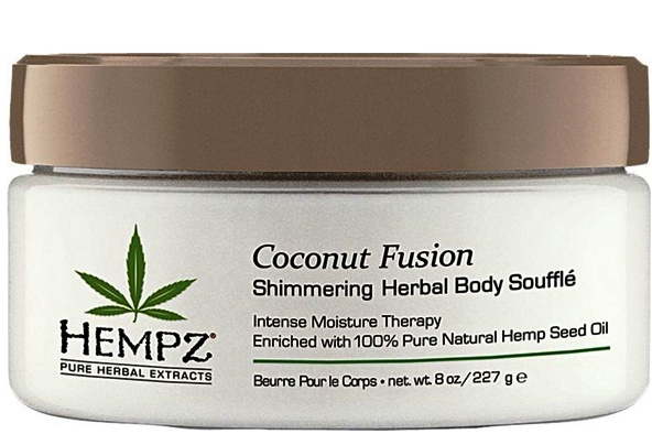 Hempz Суфле для тела с кокосом "Мерцающий Эффект" Herbal Body Souffle Coconut Fusion, 227 г  #1