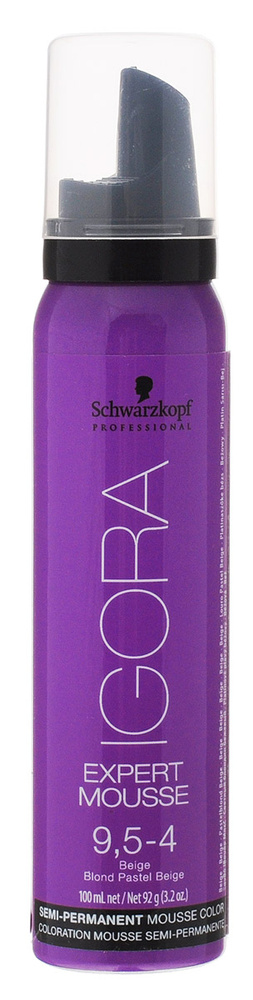 Schwarzkopf Professional Igora Expert Mousse Тонирующий мусс для волос 9,5-4 Светлый блондин пастельный #1