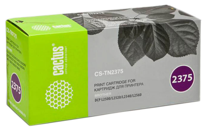 Картридж Cactus CS-TN2375, черный, для лазерного принтера #1