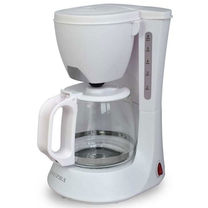Supra Кофеварка капельная Supra CMS-0602, белый - купить с доставкой по ...