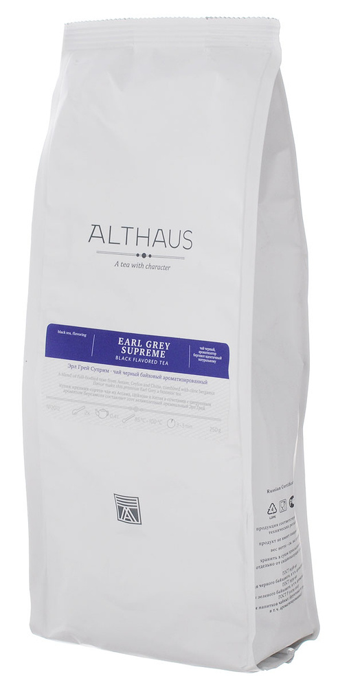 Althaus Earl Grey Supreme черный листовой чай, 250 г #1