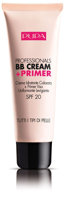 PUPA Крем+основа для всех типов кожи Professionals BB Cream+Primer BB, 50 мл, 001  #1