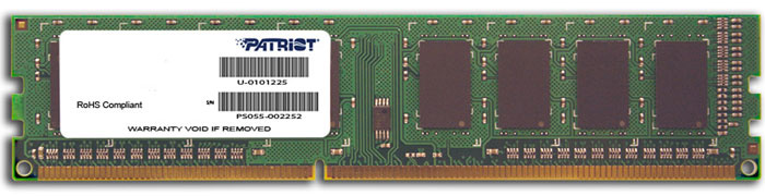 Patriot Memory Оперативная память Signature DDR3 1600 МГц 1x8 ГБ (PSD38G16002) #1