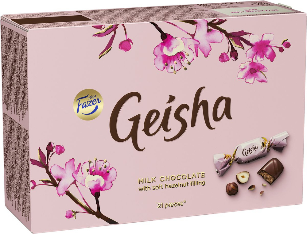 Fazer Geisha Конфеты шоколадные c тертым орехом, 150 г #1