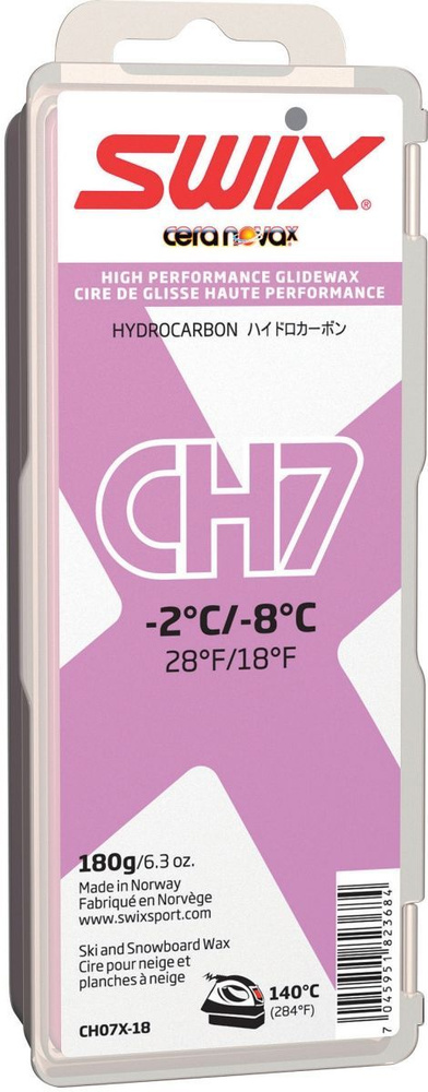 Мазь скольжения Swix "CH7X Violet -2C / -8C", 180 г #1