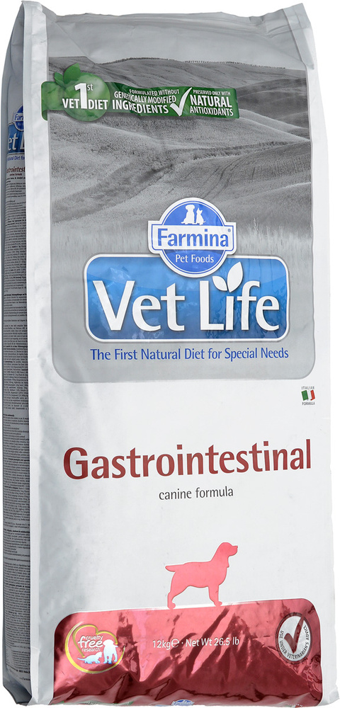 Сухой корм Farmina Vet Life Dog Gastrointestinal, Фармина Вет Лайф Гастроинтестинал, для взрослых собак #1