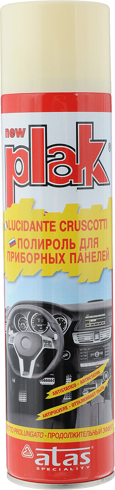 Полироль для приборных панелей Plak "Ваниль", 400 мл #1