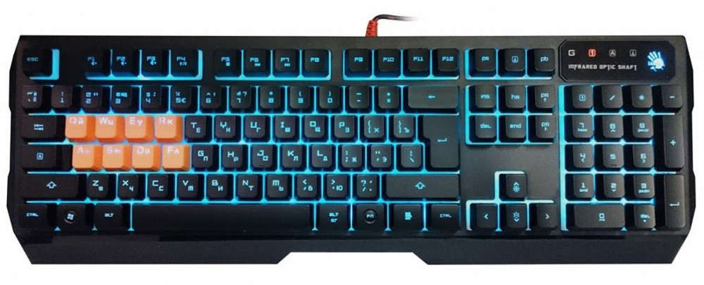 A4Tech Игровая клавиатура проводная Bloody B188, (LK Light Strike), черный  #1