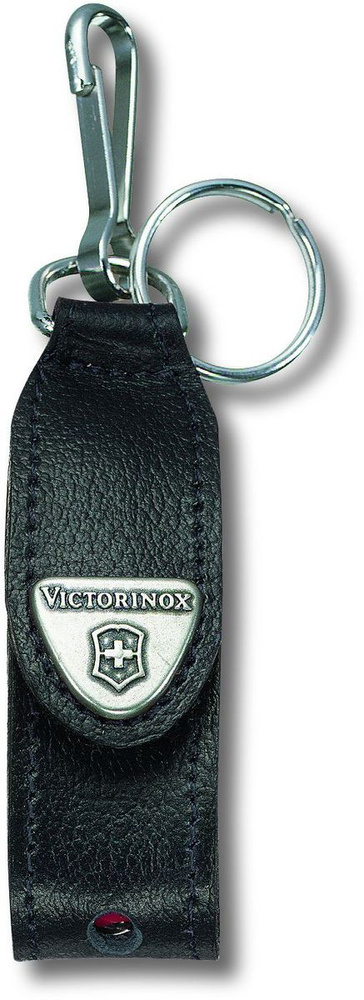 Чехол Victorinox Leather Hang Case (4.0515) кожа натуральная черный с карабином и отверстием для фон #1
