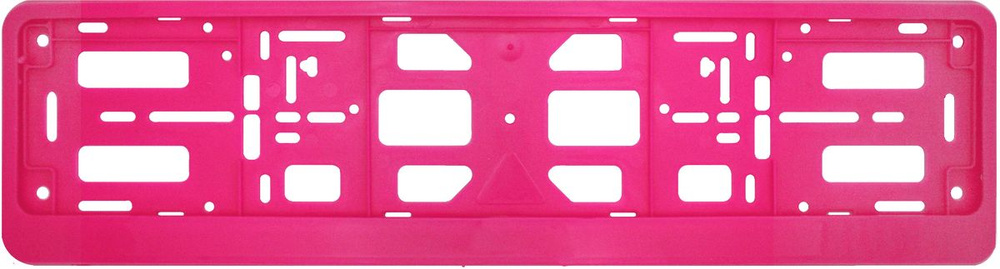 Рамка номерного знака Триада "Classic" Цвет розовый. Для всех автомобилей  #1