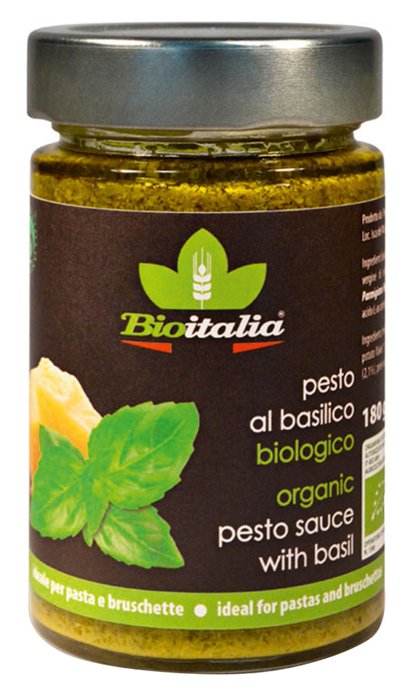 Соус песто BIOITALIA Pesto Biologico с базиликом, 180г #1