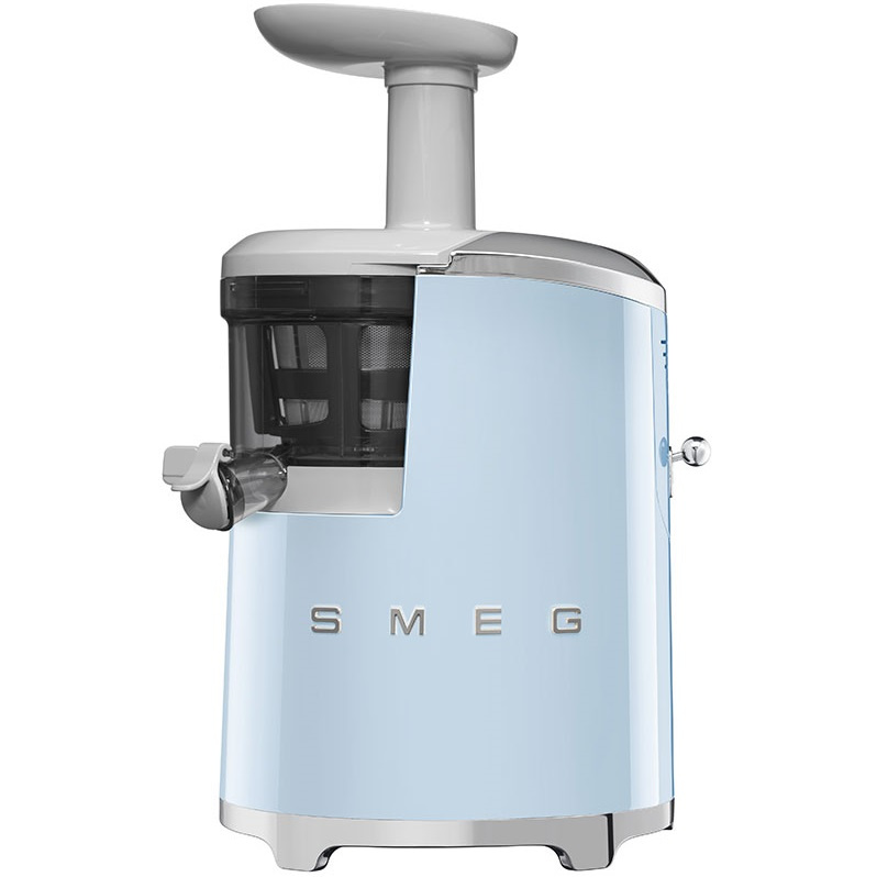 Соковыжималка шнековая Smeg SJF01PBEU, пастельная голубая #1