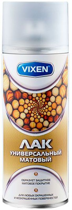 Лак универсальный "Vixen", аэрозоль, матовый, 520 мл #1