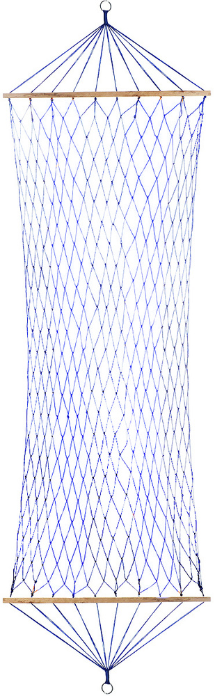 Гамак Wildman "Сетка", на кольцах, цвет: синий, 80 х 200 см #1
