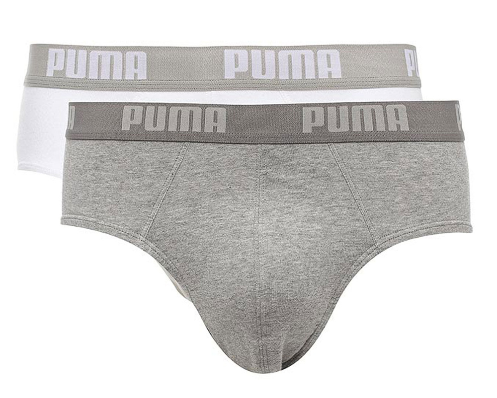 Комплект трусов слипы PUMA Basic Brief 2P, 2 шт #1