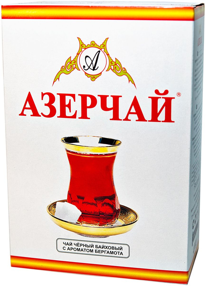 Чай листовой черный Азерчай, с бергамотом, 400 г #1