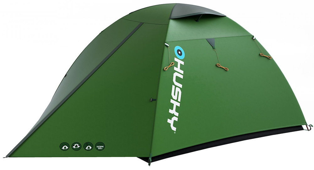 Палатка туристическая экстремальная Husky BEAST 3, цвет: светло-зеленый  #1