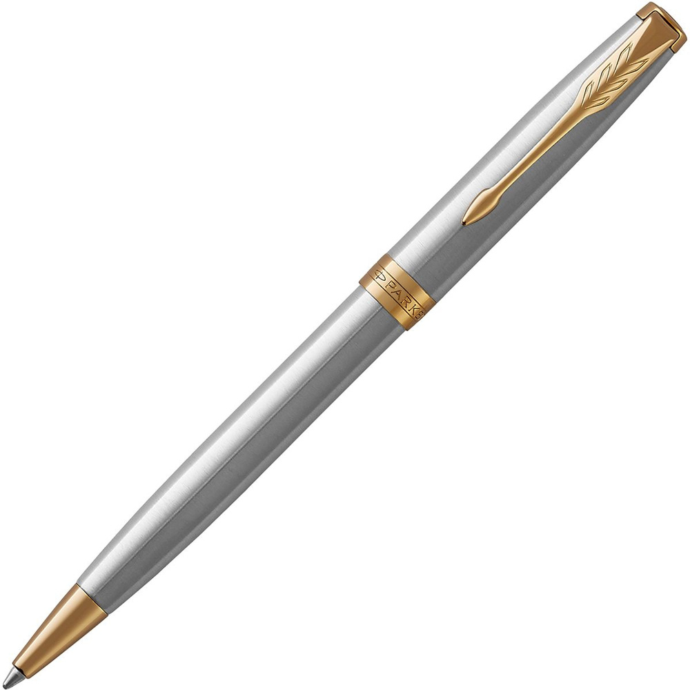 Ручка шариковая Parker Sonnet Core Stainless Steel GT, M, чернила черные, подарочная коробка, арт. 1931507 #1