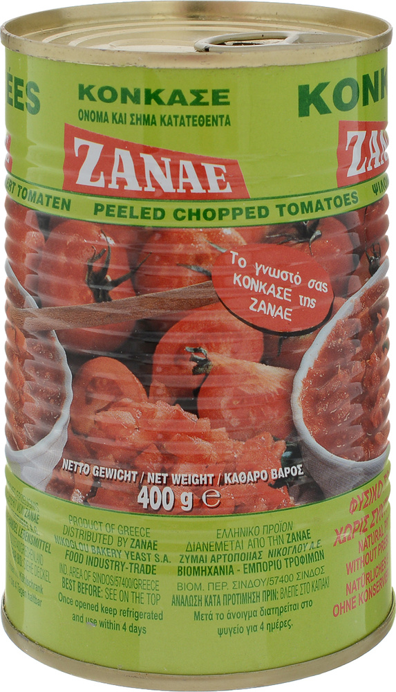 Zanae томаты кусочками в собственном соку, 400 г #1
