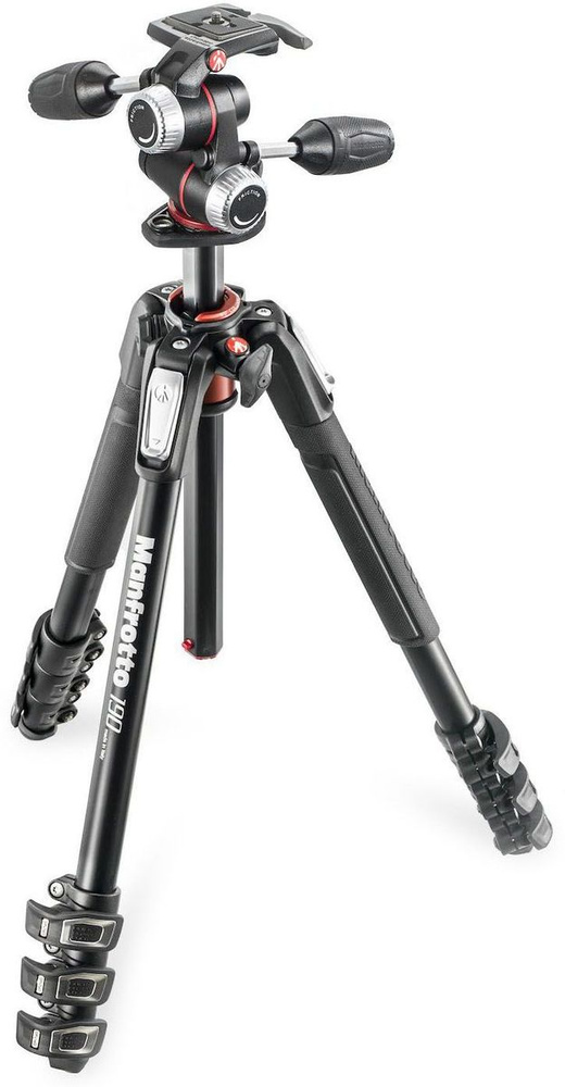 Штатив Manfrotto MK190XPRO4-3W, Black #1