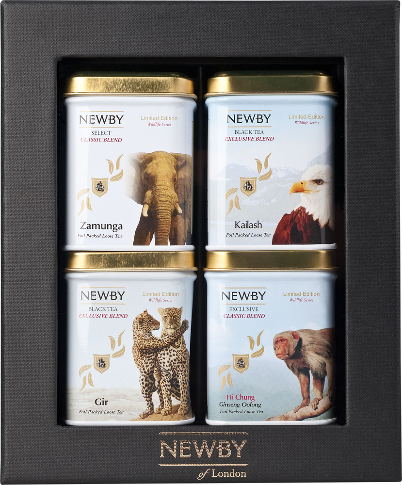 Newby "Дикая Жизнь №4" подарочный набор листового чая, 160 г #1