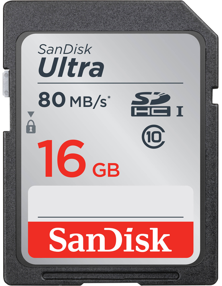 SanDisk Ultra SDHC UHS-I 16GB карта памяти (80 МБ/с) #1