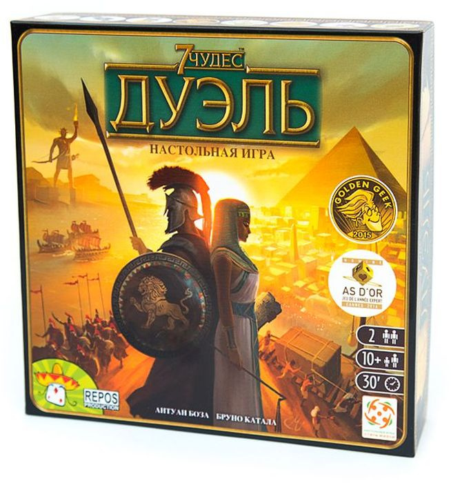 Asmodee Настольная игра 7 Чудес Дуэль #1